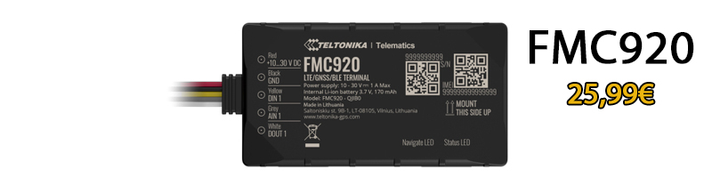 TELTONIKA FMC920 - 25.99€/ 28,57$