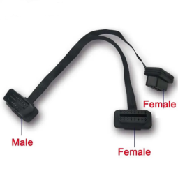 TELTONIKA PRICE OBD 3 SOCKET EXTENSION CABLE 2 FEMALE 1 MALE 60 CM