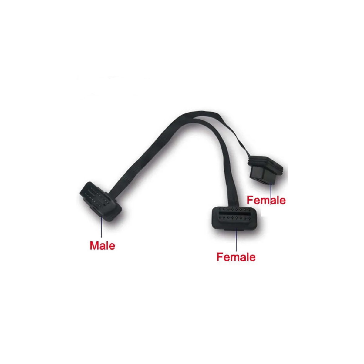 PRIX TELTONIKA RALLONGE PRISE OBD 3 BRANCHE 2 FEMELLE 1 MALE 60 CM